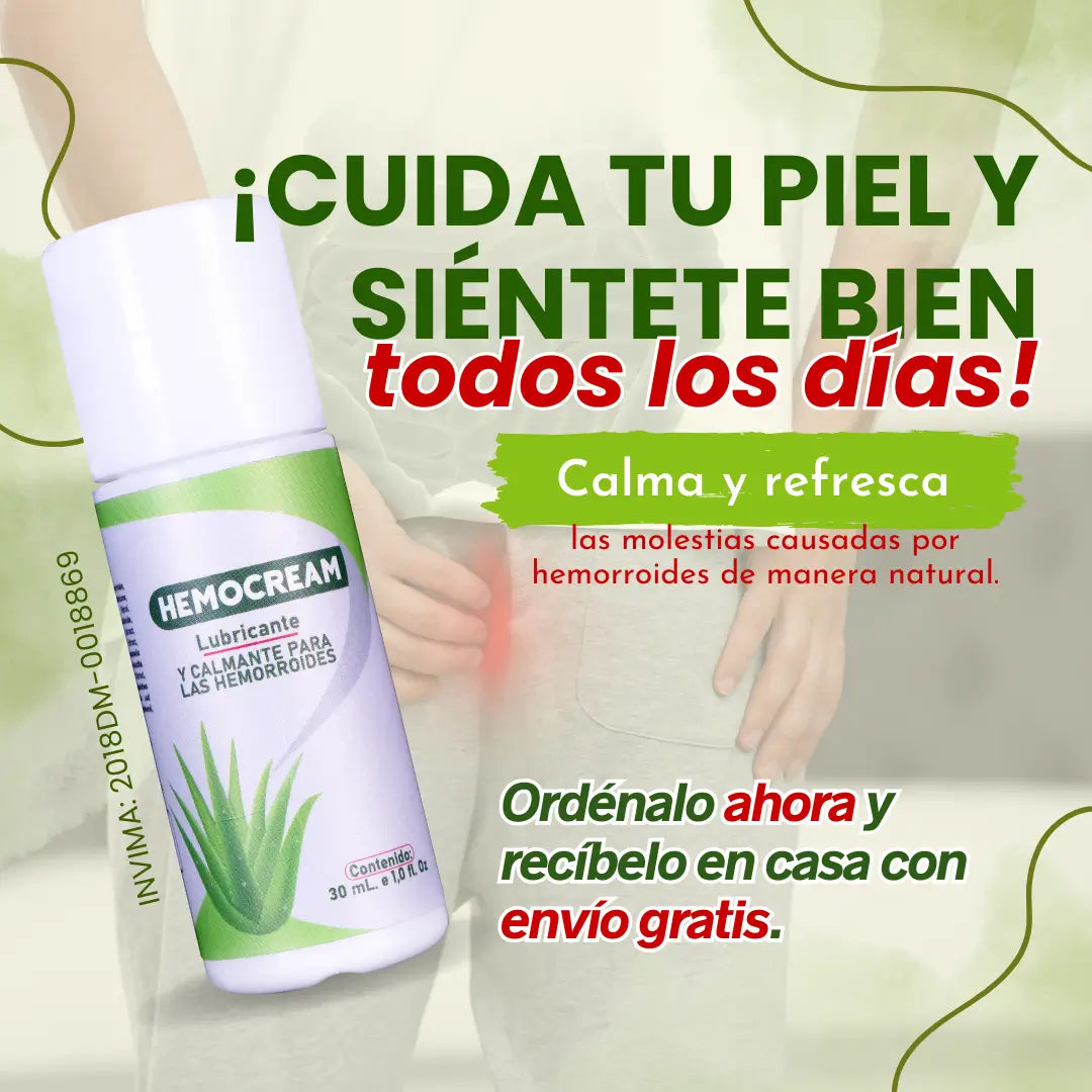 🔥Hemocream: Alivio Inmediato, Sin Dolor, Sin Vergüenza