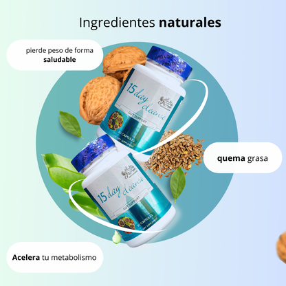 ¡Transforma tu cuerpo en 15 días! El detox natural que estabas esperando.