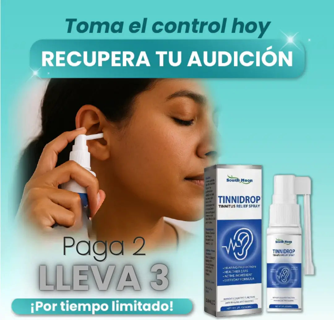 TINNIDROP | Spray Limpiador de Oído