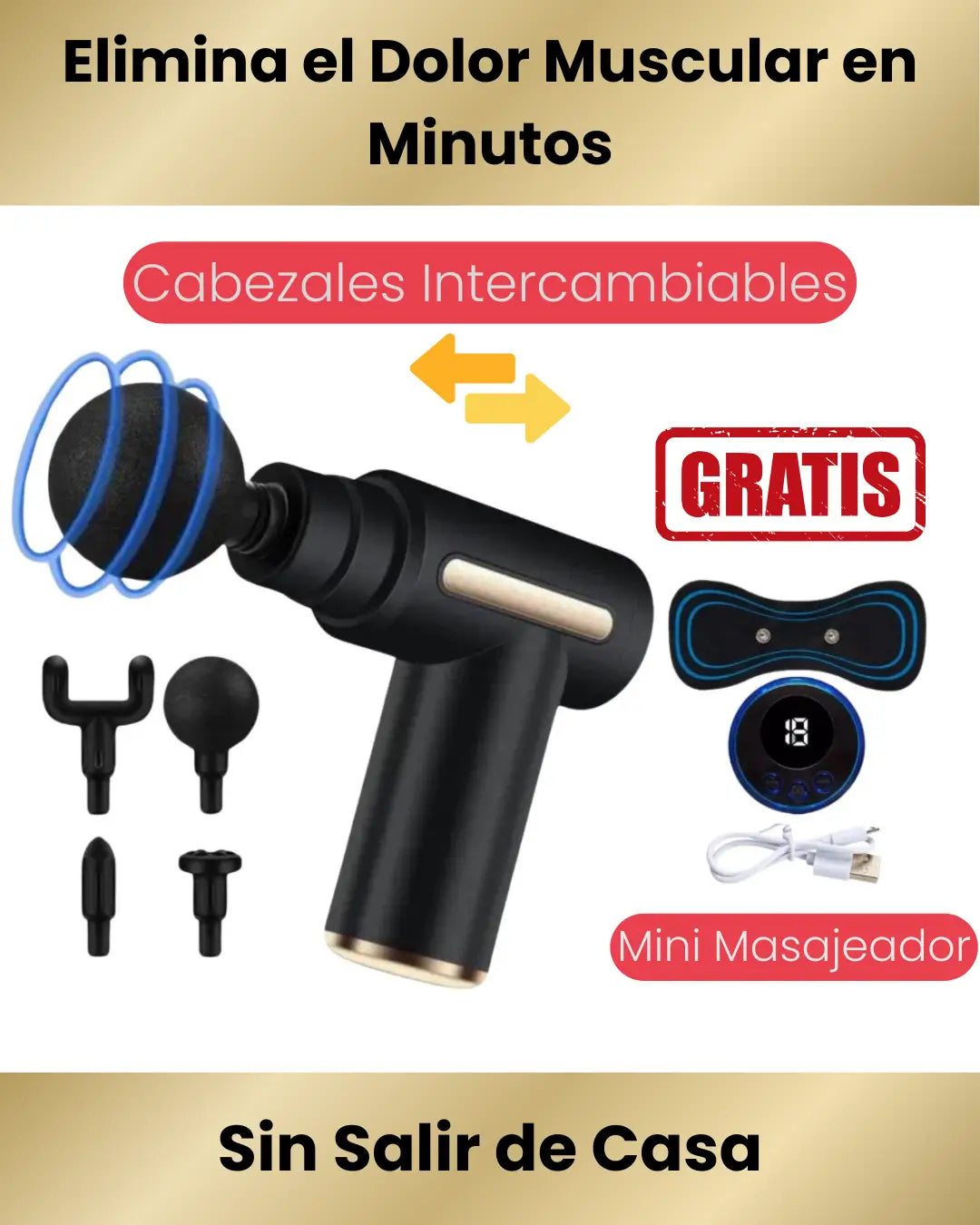 Pistola de Masaje + Regalo