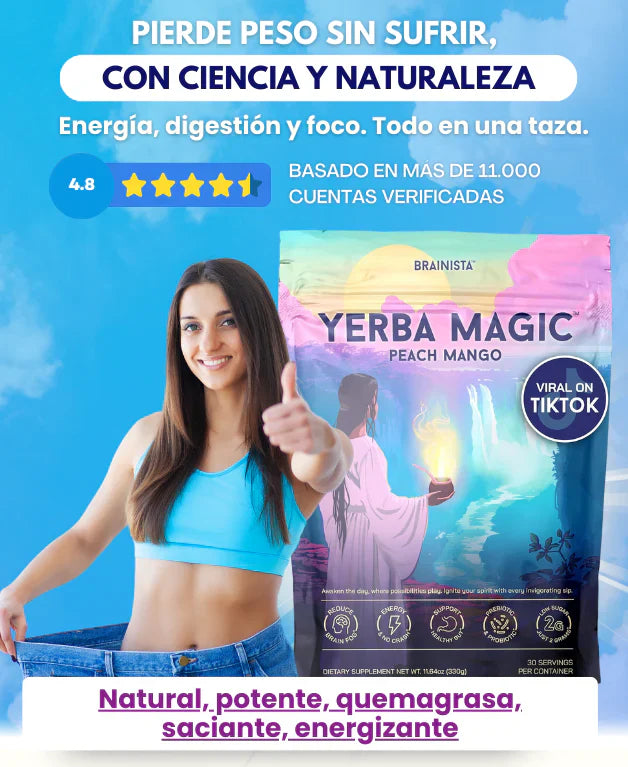 Yerba Magic: Redefine tu figura sin sacrificar tu energía.
